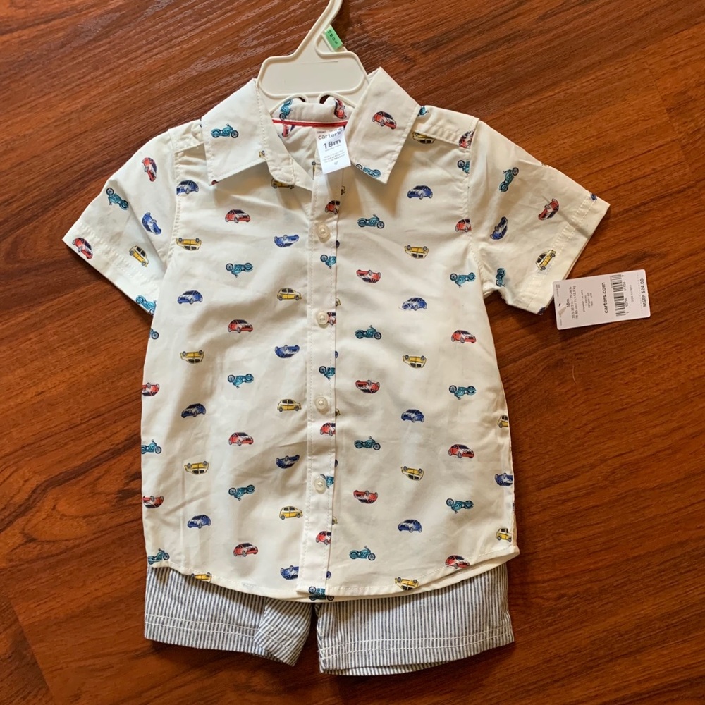 Carter’s Transportation Shirt & Shorts